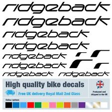 Ridgeback bike labels for sale  SHREWSBURY