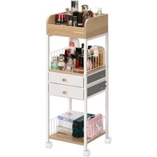 Usado, Carrinho de maquiagem organizador de rolos móvel com gaveta 3 camadas organizadores de cuidados com a pele piso comprar usado Usado, Carrinho de maquiagem organizador de rolos móvel com gaveta 3 camadas organizadores de cuidados com a pele piso comprar usado  Enviando para Brazil