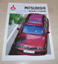 1993 1994 Mitsubishi Sigma Kombi Station Wagon Broszura sprzedaży Broszura Broszura DE na sprzedaż  PL