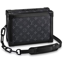 BOLSA DE OMBRO UNISSEX DE LONA / COR CINZA-PRETO / USADA  comprar usado  Enviando para Brazil