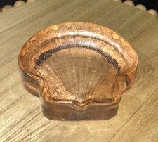 Saboneteira vintage rosa selênio vidro concha banheiro comprar usado  Enviando para Brazil