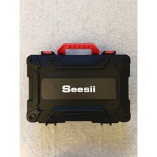 Usado, Mini motosserra elétrica sem fio Seesii 21V ferramenta de jardim de corte de madeira verde preto comprar usado  Enviando para Brazil