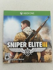 SNIPER ELITE III 3 - XBOX ONE - MANUAL DE INSTRUÇÕES comprar usado  Enviando para Brazil