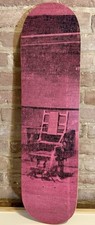 Cadeira elétrica Andy Warhol deck de skate rosa - The Skateroom comprar usado  Enviando para Brazil