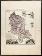 1889 carte ancienne d'occasion 1889 carte ancienne d'occasion  Besançon