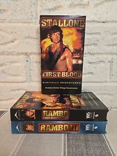 Conjunto Rambo Trilogy 3 VHS 1998 parte 1 2 3  comprar usado  Enviando para Brazil