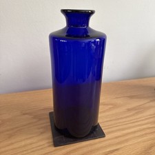 Antique chemist blue for sale  TRING