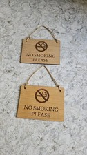 Smoking please wooden for sale  COVENTRY