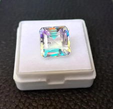 20 quilates cor arco-íris natural corte asscher topázio místico LT pedra preciosa solta comprar usado 20 quilates cor arco-íris natural corte asscher topázio místico LT pedra preciosa solta comprar usado  Enviando para Brazil