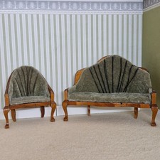Muebles, sillón y sofá para casa de muñecas escala 1:12 SHF188 segunda mano  Embacar hacia Mexico