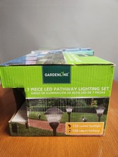 Gardenline 7 peças conjunto de iluminação LED para caminhos luzes de paisagem ao ar livre fácil instalação, usado comprar usado  Enviando para Brazil