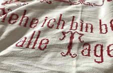 Antik bestickt weiß gebraucht kaufen  Buseck