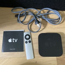Reproductor de transmisión multimedia inteligente Apple TV (2.ª generación) A1378 con cable de CA y control remoto segunda mano  Embacar hacia Mexico