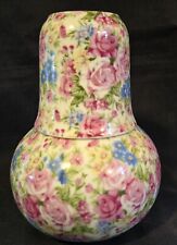 Decantador de cabeceira vintage Irice Chintz com copo como tampa feito no Japão comprar usado  Enviando para Brazil