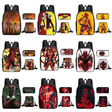 Cosplay Deadpool 3 Wolverine Mochila Infantil Bolsa Escolar Estojo Lápis Conjunto de Sacolas de Almoço comprar usado  Enviando para Brazil