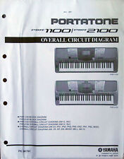 Teclado Yamaha PSR-1100 PSR-2100 Original Diagrama de Circuito Geral / Esquemas comprar usado  Enviando para Brazil