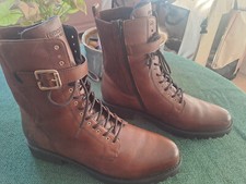 Cognacfarbene biker boots gebraucht kaufen  Hamburg