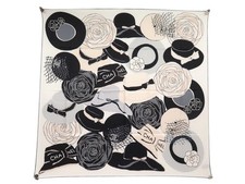 Foulard chanel chapeau d'occasion  France