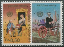 UNO Genf 1990 Verbrechensbekämpfung Gemälde 190/91 postfrisch comprar usado  Enviando para Brazil