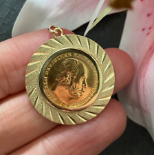 Münzanhänger rahmen 585 gebraucht kaufen  Göttingen