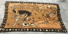 Tapeçaria feita à mão de pano de lama, tapeçaria grande, tapeçaria de pintura africana Batik, 4x5 pés comprar usado  Enviando para Brazil