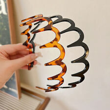 Diadema de plástico ondulada con dientes accesorios para el cabello diadema deportiva 1 pieza segunda mano  Embacar hacia Mexico