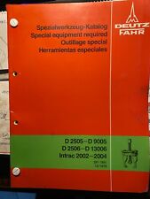 Spezialwerkzeug katalog deutz gebraucht kaufen  Michendorf