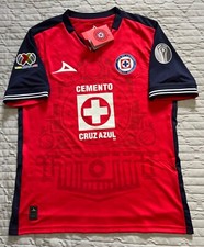 PIRMA 3er JERSEY CRUZ AZUL ALTERNATIVO MASCULINO 24/25 Autêntico LIGA MX Y 9 COPAS comprar usado  Enviando para Brazil