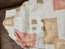 Pair cream curtains for sale  COLCHESTER