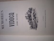 Vidocq mémoires editions d'occasion  Cannes