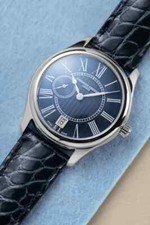 Frédérique Constant - Relógio automático feminino clássico couro azul FC-318MPN3B6 comprar usado  Enviando para Brazil