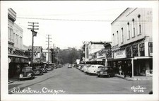 Usado, Loja de ferragens Silverton Oregon ou Christian Street Scene RPPC comprar usado  Enviando para Brazil