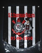 SPORT CLUB CORINTHIANS PAULISTA - BRASIL - Pennant - (3) Bandeira - Tecido - 40 cm, usado comprar usado  Enviando para Brazil