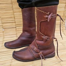 Médiéval bottes cuir d'occasion  Expédié en France