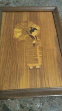 Vintage wood inlay for sale  Chicago