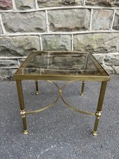 Brass glass topped for sale  PONTEFRACT