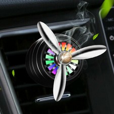 Purificador de ar para carro clipe de ventilação ventilador de luz LED fragrância aroma difusor perfume para carro comprar usado  Enviando para Brazil