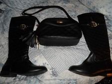 Iman black quilted for sale  Colbert