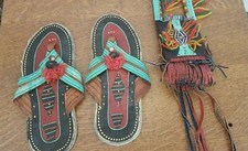 Pair sandals and d'occasion  Fayence
