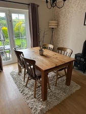Solid pine rustic for sale  ILKLEY