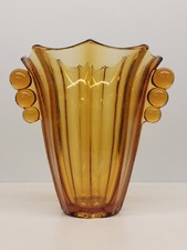 Vaso artdeco vetro usato  Carpaneto Piacentino