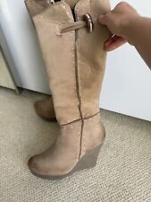 Lammfell stiefel leder gebraucht kaufen  Krefeld
