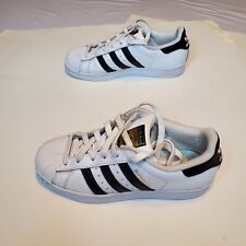 Tênis Adidas Shoes Youth 4 Superstar malha branca parte superior baixa biqueira redonda C77154 comprar usado  Enviando para Brazil