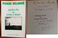 Pierre delanoe paroles d'occasion  Grenoble-