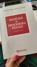 Manuale procedura penale usato  Gioia del Colle