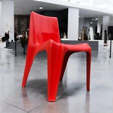 Space Age Bofinger BA1171 RED stackable fiberglass chair Helmut Baetzner 70s, usado comprar usado  Enviando para Brazil