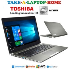 Notebook Toshiba i5 SSD Série Z Intel Core 2.8GHz Leve e Poderoso HD 13.3" NA CAIXA comprar usado  Enviando para Brazil