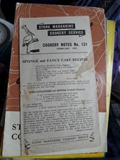 Stork margarine cookery for sale  FOLKESTONE