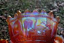 Antique northwood peacock for sale  Martinsville