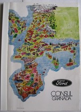 Usado, Ford Consul Granada Car Press Pack Mar 1972 comprar usado  Enviando para Brazil